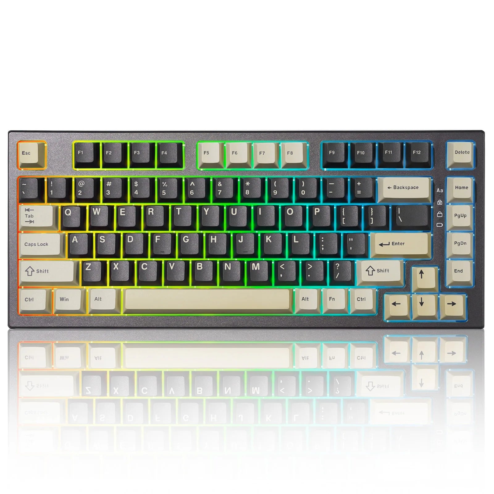 YUNZII RT80 Hall Effect 8K Rapid Trigger Gaming Mechanical Keyboard, 82-Key Wireless Adjustable Actuation Magnetic Hot Swap Keeb